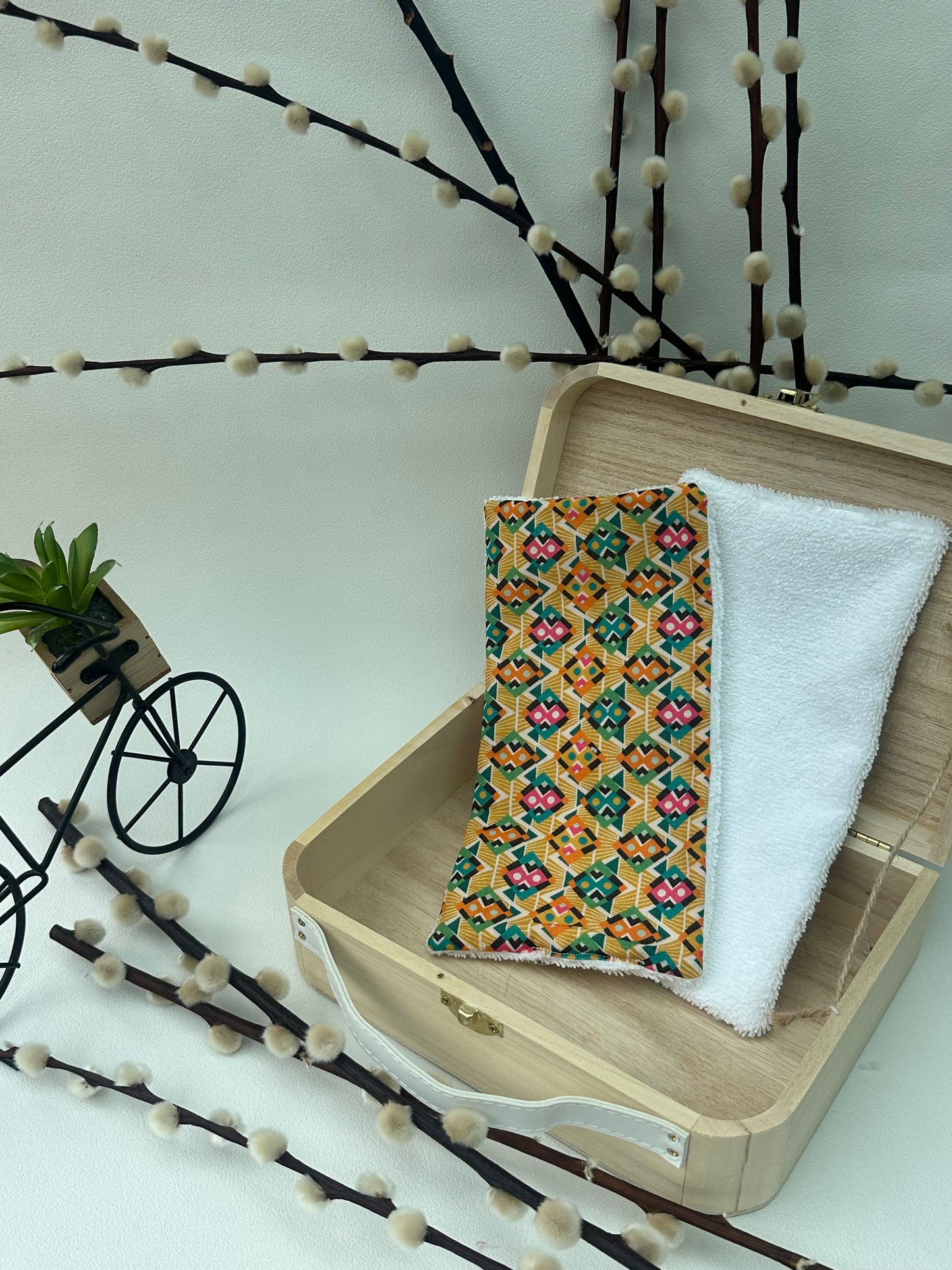 🧽 Feuille Lavable/Essuie tout – Demi-format (avec ou sans pressions) Dare