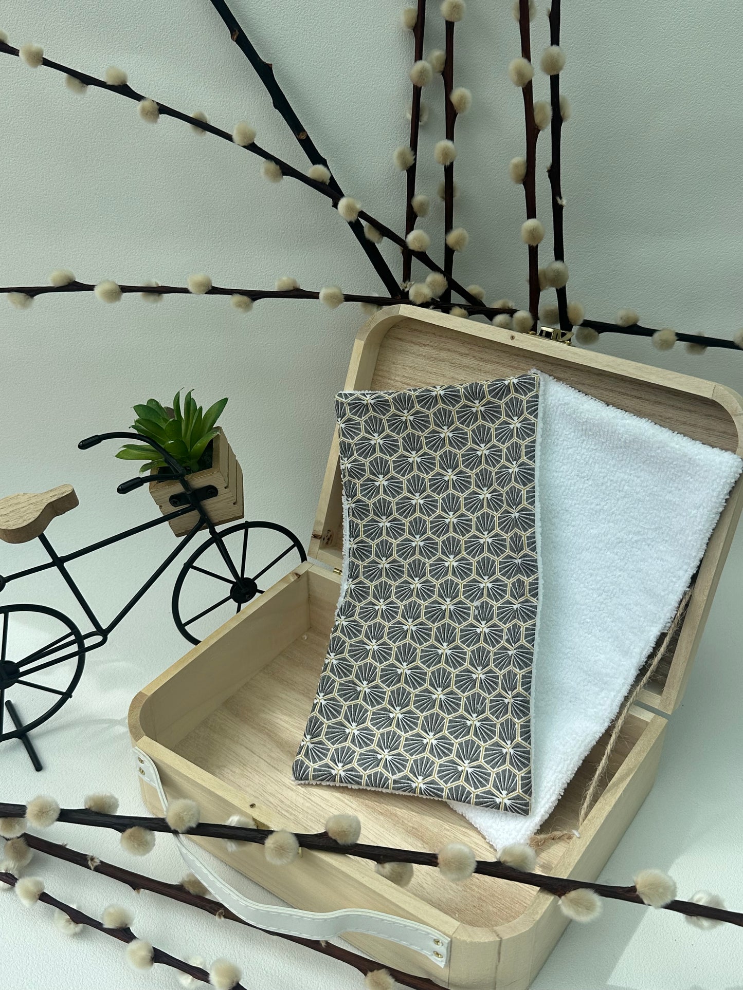 🧽Feuille Lavable/Essuie tout – Demi-format (avec ou sans pressions) Jamie