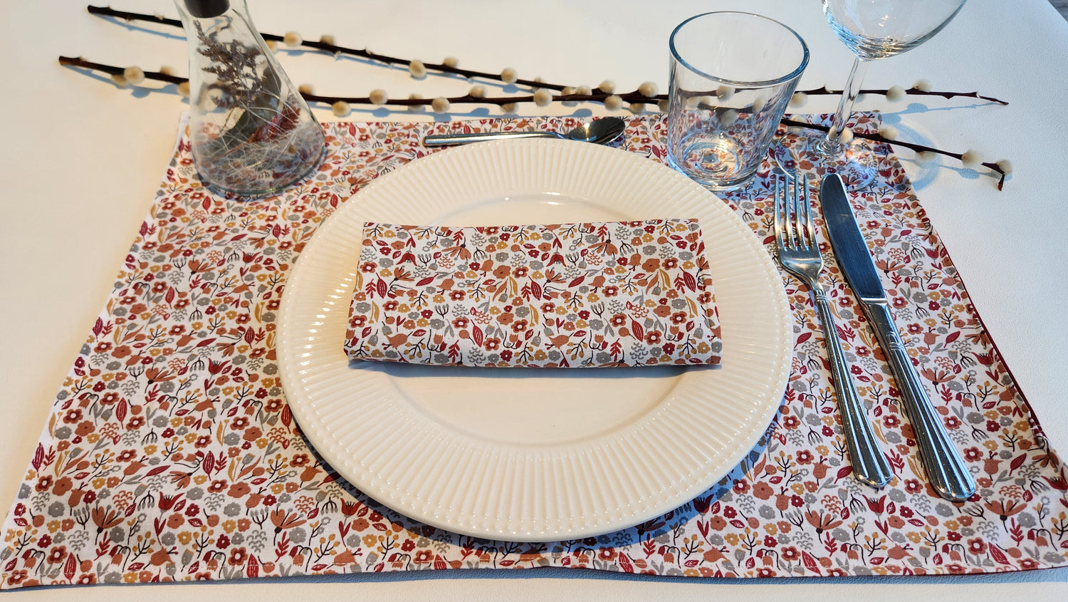🍽️ Set de Table Coton & Jute