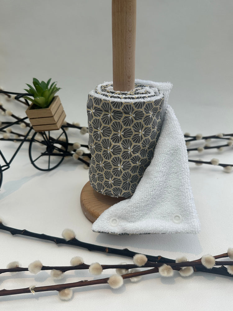 🧽 Feuille Lavable/Essuie tout – Demi-format (avec ou sans pressions)