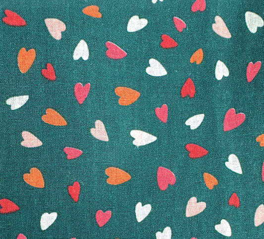 🧽 Feuille Lavable/Essuie tout – Demi-format (avec ou sans pressions) Coeur Bleu