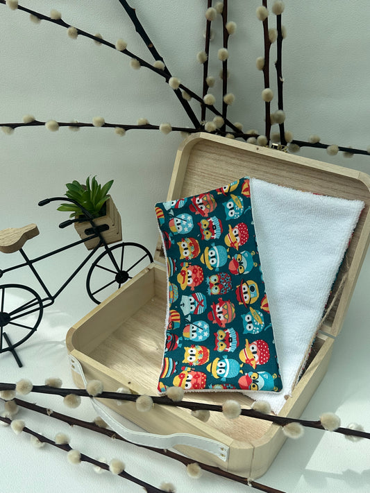 🧽 Feuille Lavable/Essuie tout – Demi-format (avec ou sans pressions) Douille